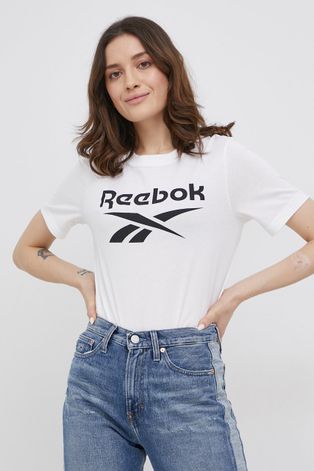 Reebok T-shirt damski kolor biały
