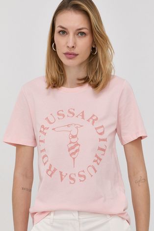 Trussardi - T-shirt bawełniany