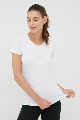 Футболка Emporio Armani Underwear женский цвет белый
