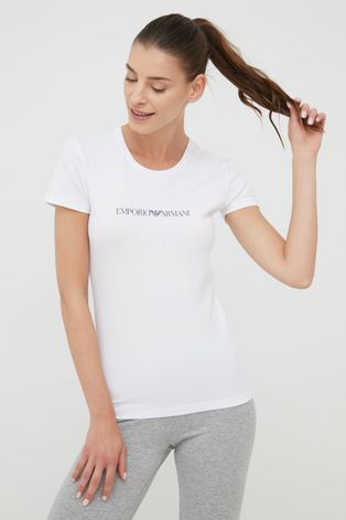 Μπλουζάκι Emporio Armani Underwear χρώμα: άσπρο