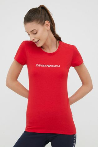 Emporio Armani Underwear t-shirt damski kolor czerwony