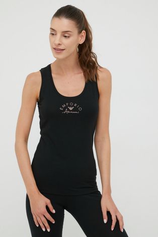 Emporio Armani Underwear top damski kolor czarny