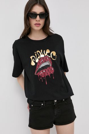 Тениска Pinko дамска в черно