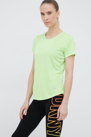 Under Armour t-shirt do biegania Speed Stride 2.0 1369760 kolor zielony
