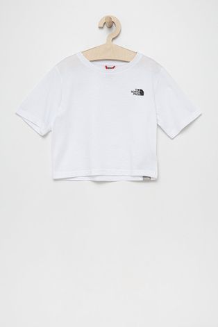 The North Face t-shirt bawełniany kolor biały