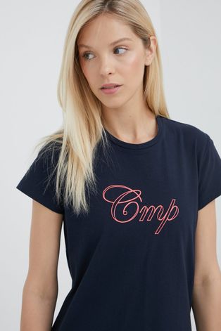 CMP t-shirt damski kolor granatowy