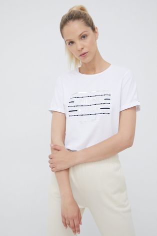 CMP t-shirt damski kolor biały