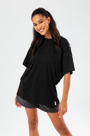 Hype t-shirt damski kolor czarny