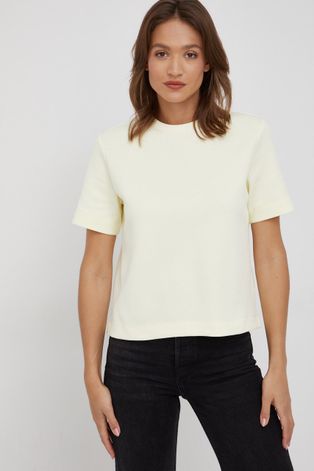 Calvin Klein t-shirt női, sárga