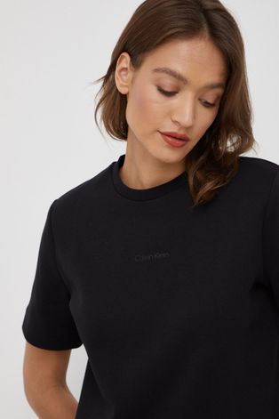 Тениска Calvin Klein в черно