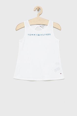 Tommy Hilfiger top copii culoarea alb