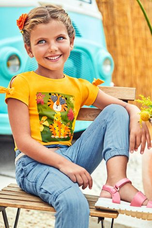 Mayoral - Παιδικό βαμβακερό μπλουζάκι