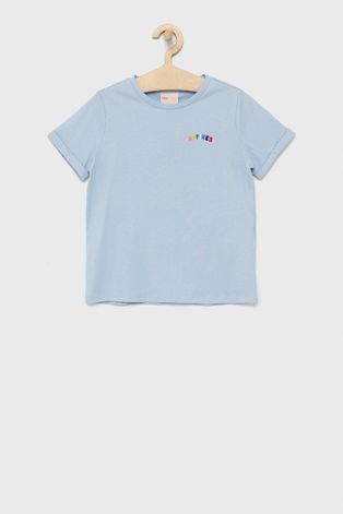 Kids Only t-shirt bawełniany dziecięcy kolor niebieski