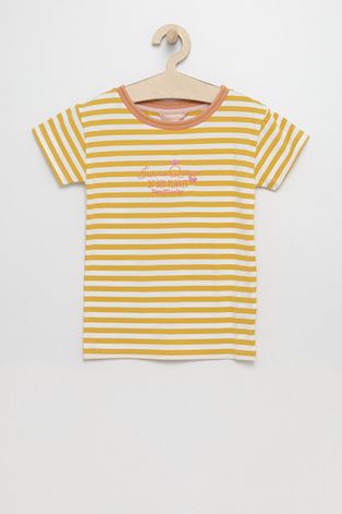 Femi Stories t-shirt dziecięcy kolor żółty