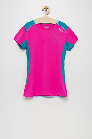CMP t-shirt dziecięcy kolor fioletowy
