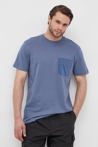 Bavlnené tričko Selected Homme jednofarebné