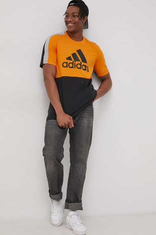 adidas T-shirt bawełniany HE4328