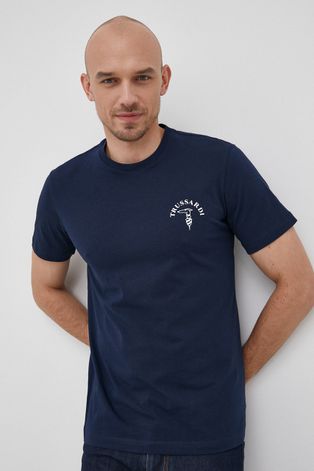 Trussardi - Βαμβακερό μπλουζάκι