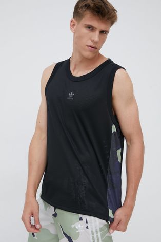 adidas Originals t-shirt HF4885 fekete, férfi