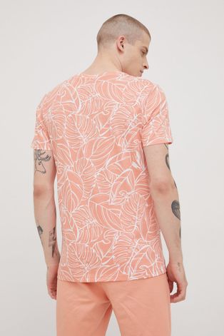 Pamučna majica Tom Tailor boja: narančasta, s uzorkom