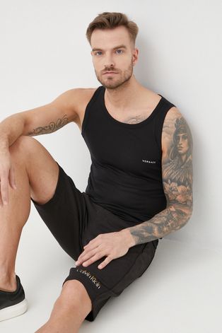 Versace t-shirt (2-pack) męski kolor czarny