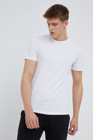 Хлопковая футболка Outhorn цвет белый однотонный