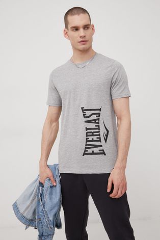 Everlast t-shirt szürke, férfi, melange