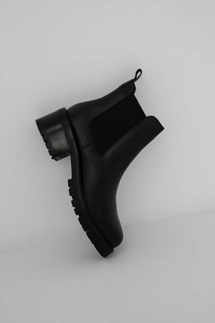 Шкіряні черевики Answear Lab жіночі колір чорний на платформі