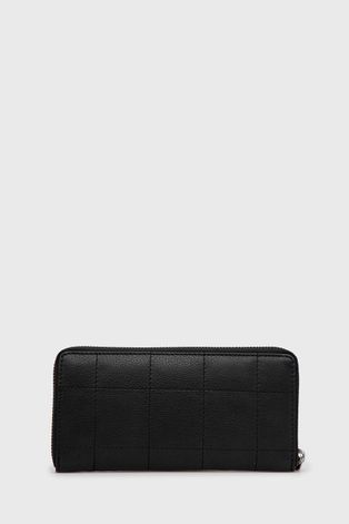 Кожаный кошелек Answear Lab женский цвет чёрный