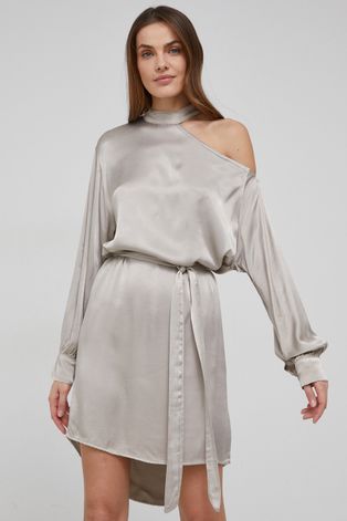 Сукня Answear Lab колір бежевий mini пряма