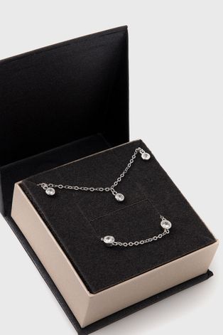 Answear Lab - Strieborný náhrdelník a náramok