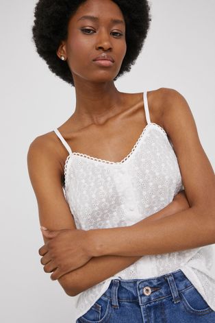 Bluza Answear Lab za žene, boja: bijela, glatka