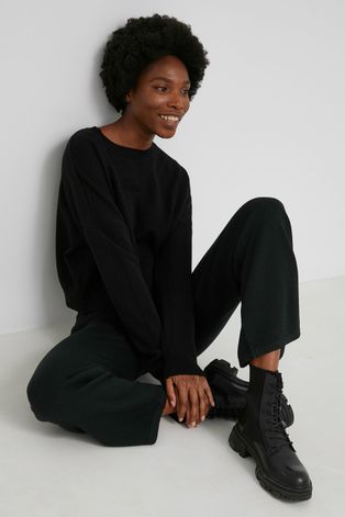 Σετ Answear Lab γυναικεία, χρώμα: μαύρο