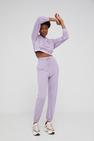Φόρμα Answear Lab γυναικεία, χρώμα: μοβ