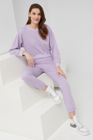 Φόρμα Answear Lab γυναικεία, χρώμα: μοβ