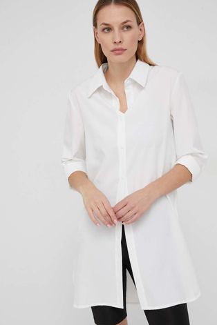 Answear Lab Koszula damska kolor biały regular z kołnierzykiem klasycznym