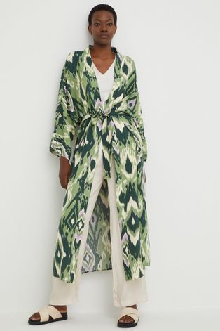 Kimono Answear Lab zelená barva, oversize