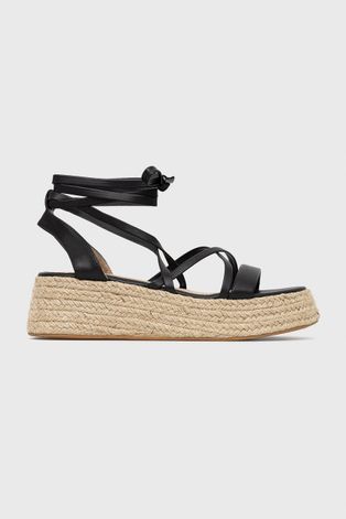 Sandale Answear Lab boja: crna, s platformom