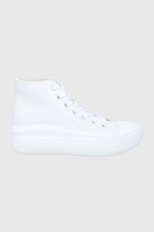Πάνινα παπούτσια Answear Lab γυναικεία, χρώμα: άσπρο