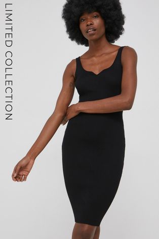 Φόρεμα Answear Lab χρώμα: μαύρο,