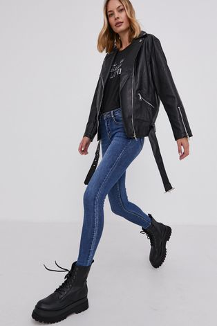 Куртка Answear Lab жіноча колір чорний перехідна