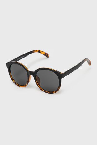 Answear Lab Okulary przeciwsłoneczne damskie kolor brązowy