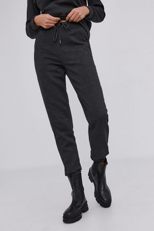 Kalhoty Answear Lab dámské, černá barva, hladké
