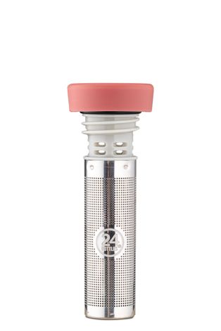 24bottles - Gyümölcstartó betét a Clima termoszhoz Infuser Lid Light Pink