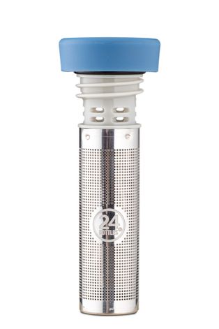 24bottles - Gyümölcstartó betét a Clima termoszhoz Infuser Lid Light Blue