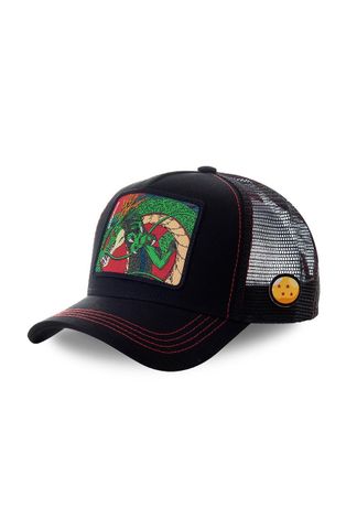 Καπέλο με γείσο Capslab χρώμα: μαύρο