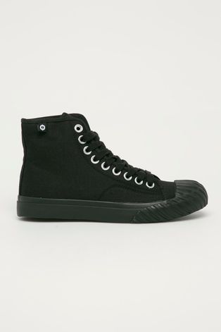 Πάνινα παπούτσια Altercore γυναικεία, χρώμα: μαύρο