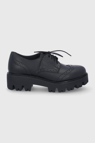 Половинки обувки Altercore Nefi Vegan дамски в черно с платформа