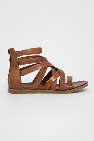 Кожаные сандалии Wojas женские цвет коричневый
