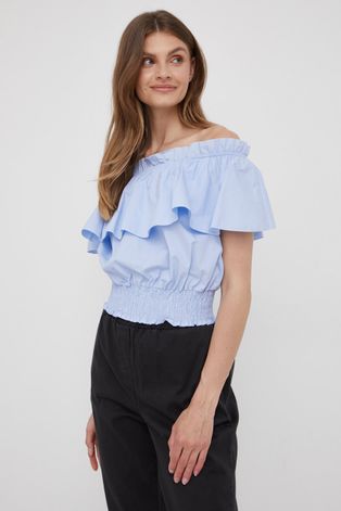 Памучна блуза XT Studio дамска с изчистен дизайн